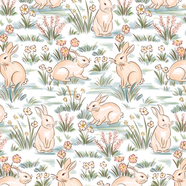 Bunny Burrows in Springtime