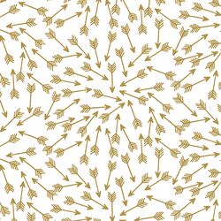 Arrows in Marigold on White