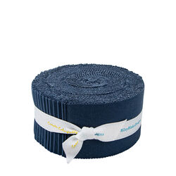 Confetti Cotton 2.5" Strip Roll in Oxford Blue
