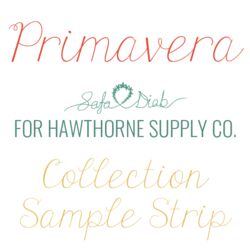 Primavera Sample Strip