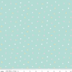 Ditsy in Teal