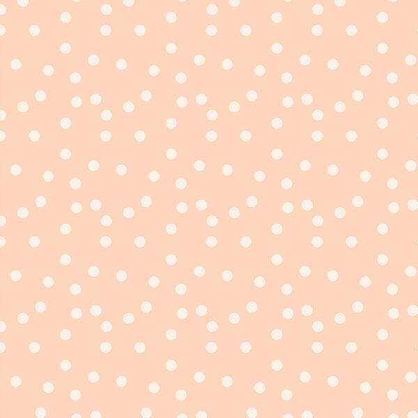 Sunshine Polka Dots in Summer Blush
