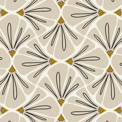 Lillian in Tan on Cream