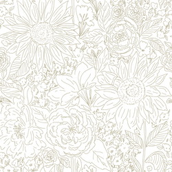 Paperie in Olivine on White