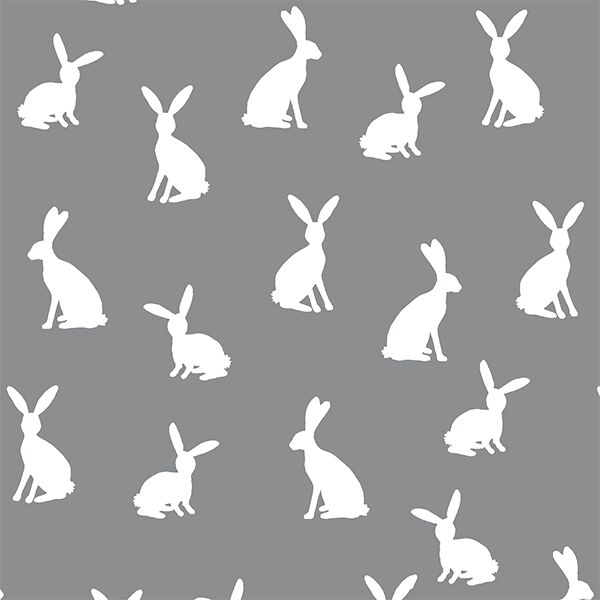 Cottontail Silhouette in Smoke