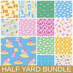 Poolside Purrfection Half Yard Bundle