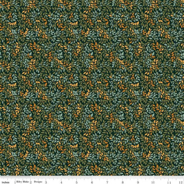 Leaves in Dark Green