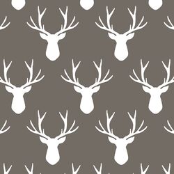 Stag Silhouette in Stone