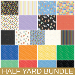 New Box of Crayons Half Yard Bundle