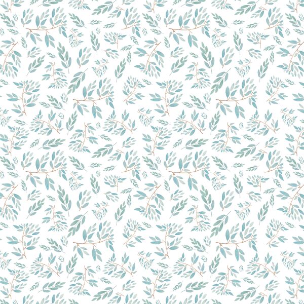 Forest Floor in White