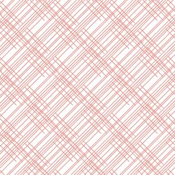 Thatched in Tulip on White