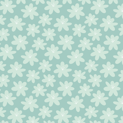 Ocean Floral in Mermaid