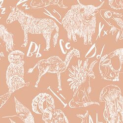 Big Animals in Dark Pink