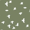 Flock Silhouette in Olive