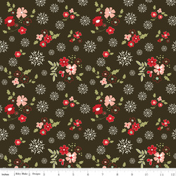 Winter Flowers in Mocha