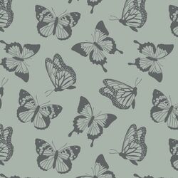 Fluttering Butterflies in Blue Shadow