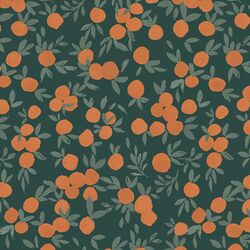 Oranges in Dark Teal