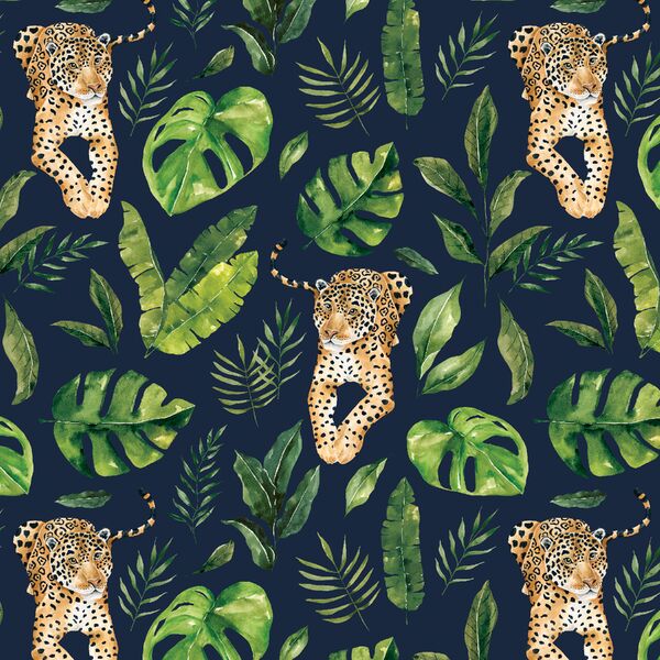 Jungle Jaguar in Navy