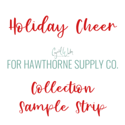 Holiday Cheer Sample Strip
