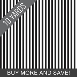 1/4" Stripe in Black - 10 Yard Bolt