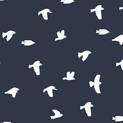 Flock Silhouette in Eclipse