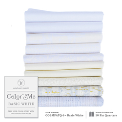 Color Me Fat Quarter Bundle in Basic White