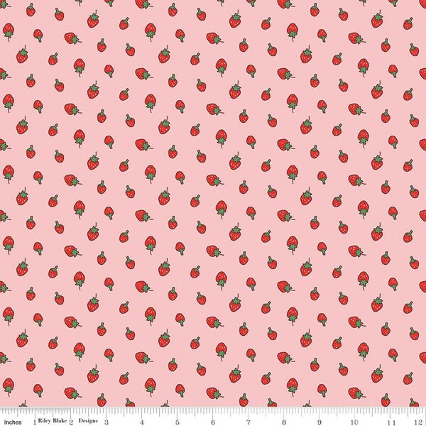 Strawberries in Pink