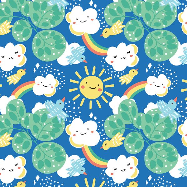Happy Skies in Cerulean Blue