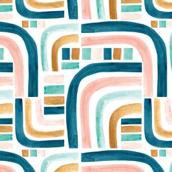 Retro Stripe in Rainbow