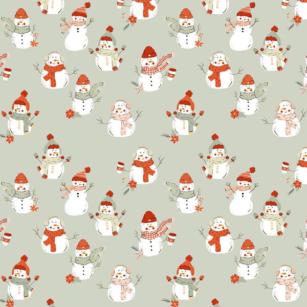 Snowman in Sweet Mint