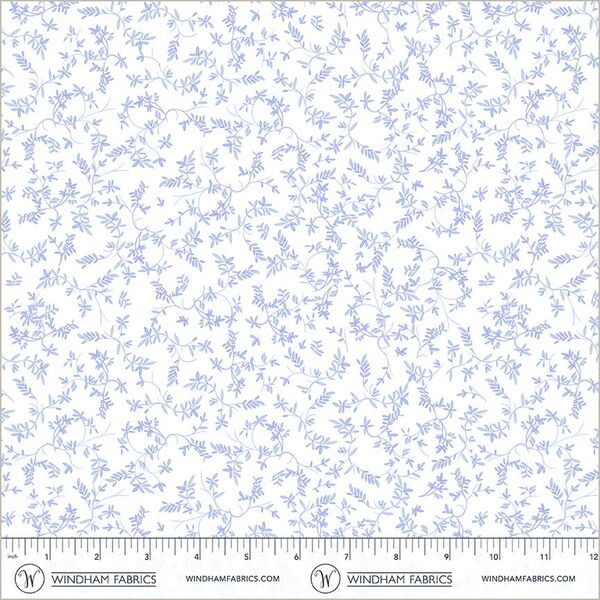 Flowing Vine in Soft Blue