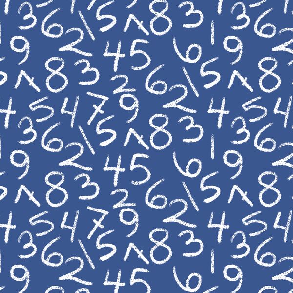 Tossed Numbers in Blue Jay