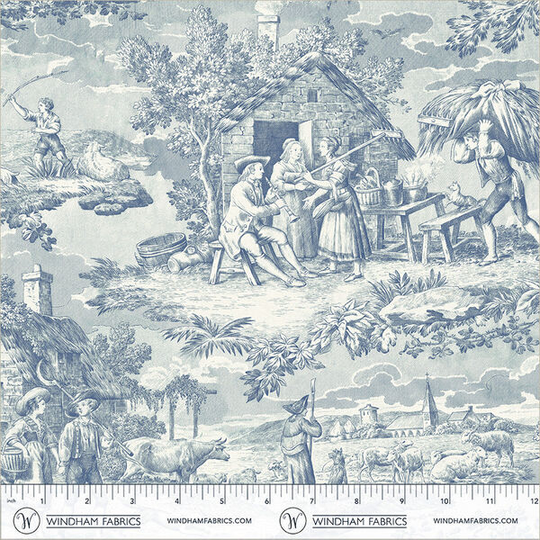 Countryside Vista in Blue