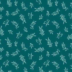 Tonal Sprigs in Teal