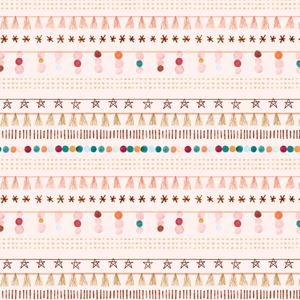 Boho Stripe in Moonchild