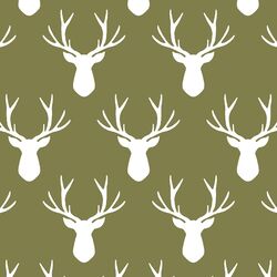 Stag Silhouette in Jungle