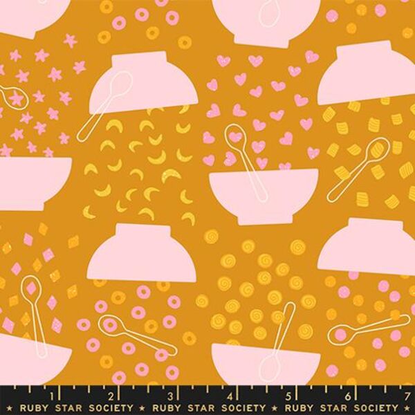 Flying Cereal in Gold