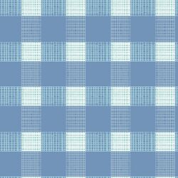 Woven Plaid in Blues
