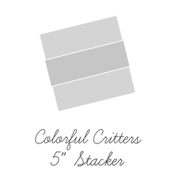 Colorful Critters 5" Square Pack