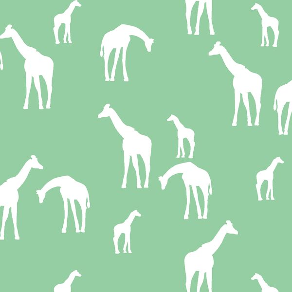 Giraffe Silhouette in Sprout