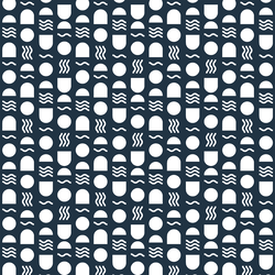 Heatwave Geo in Navy