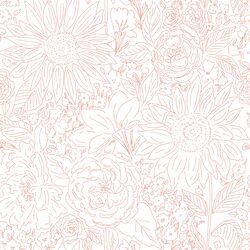 Paperie in Pink on White