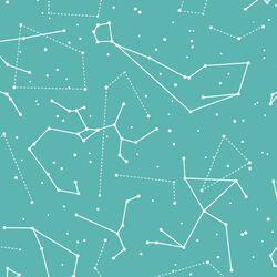 Star Charts in Seafoam
