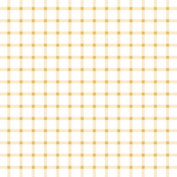 Summer Gingham Check in Golden Cream