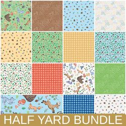Colorful Critters Half Yard Bundle