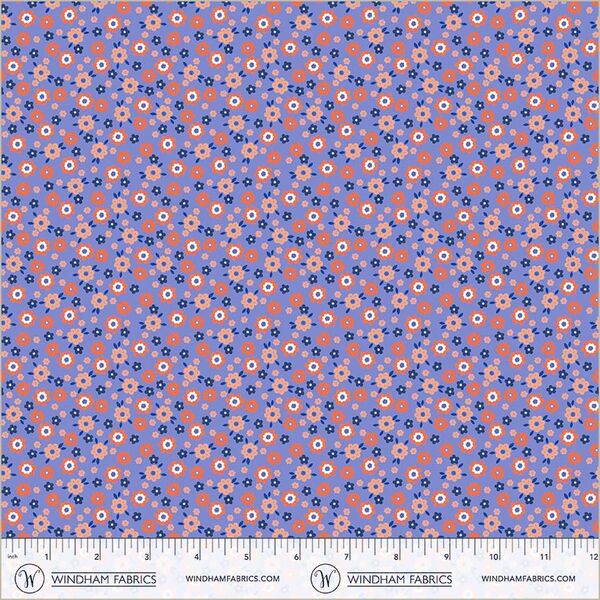Mod Ditsy in Cobalt