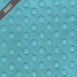 Minky Dimple Dot in Lagoon