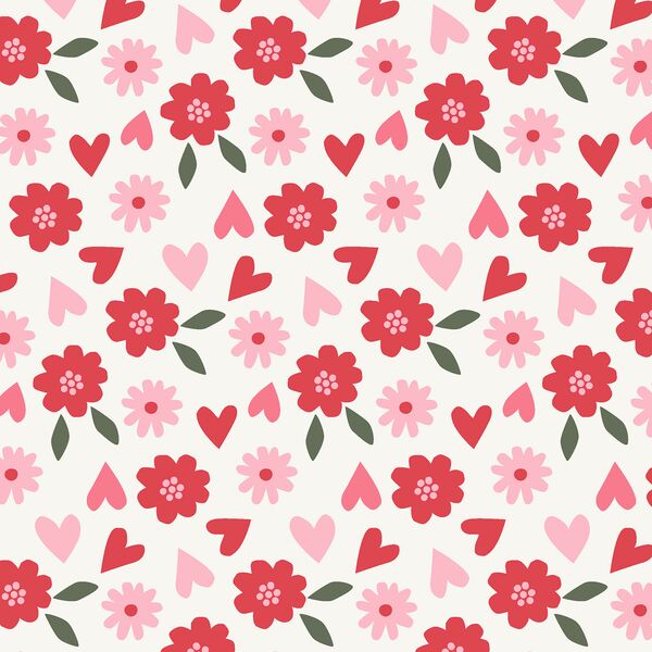 Heart Floral in Valentine
