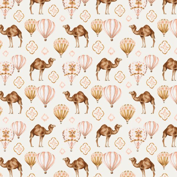 Little Wild Camels in Cloud