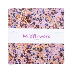 Expressions Batiks 10" Square Pack in Wildflowers A